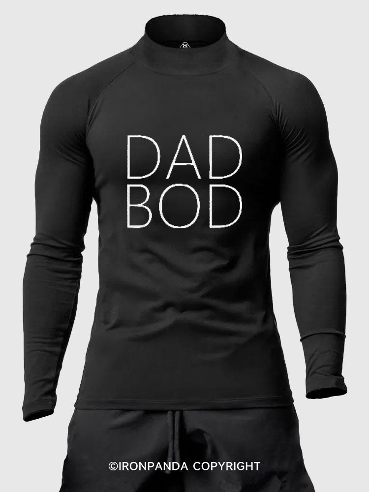 Dad Bod Men's Fitted Mock