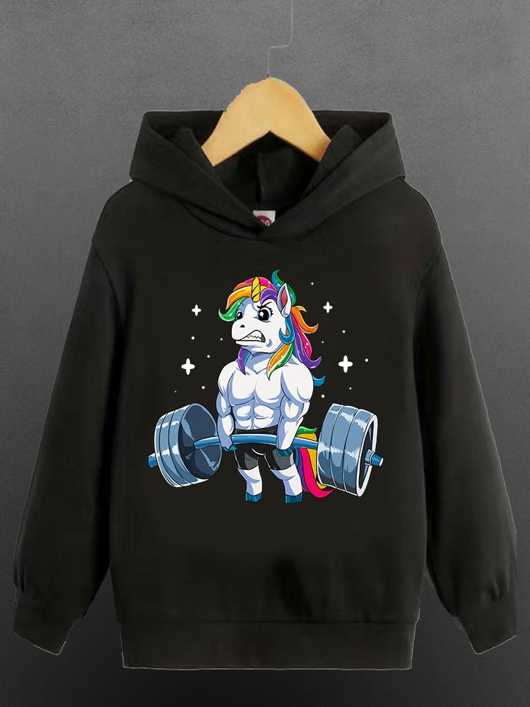 Weightlifting Unicorn Sports Hoodie