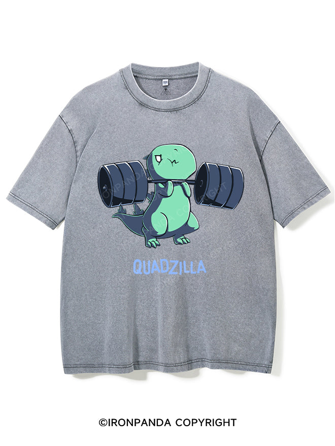 QUADZILLA Washed Gym Shirt