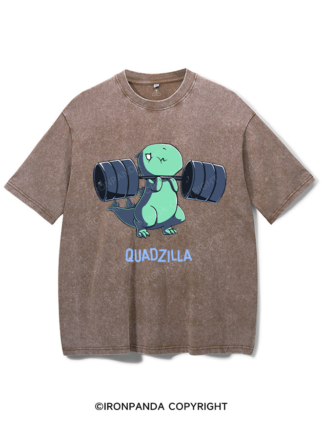 QUADZILLA Washed Gym Shirt