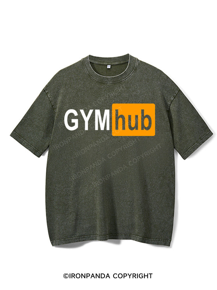 Gym Hub Washed Gym Shirt