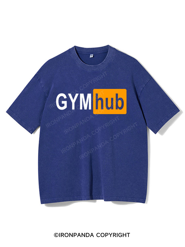 Gym Hub Washed Gym Shirt