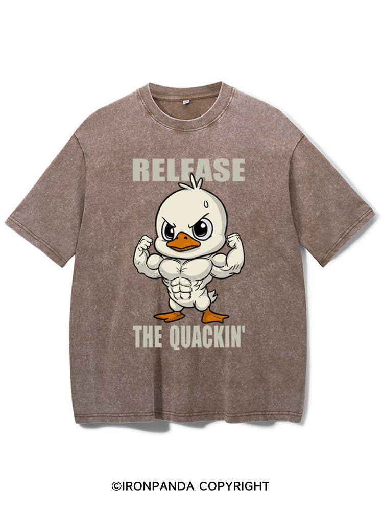 release the quackin' Washed Gym Shirt