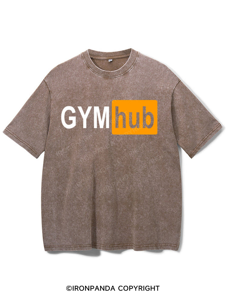 Gym Hub Washed Gym Shirt