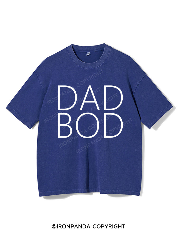 Dad Bod Washed Gym Shirt