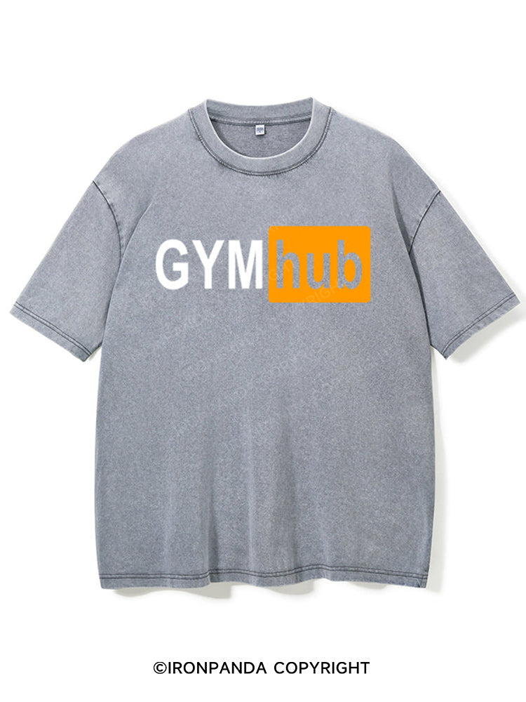 Gym Hub Washed Gym Shirt