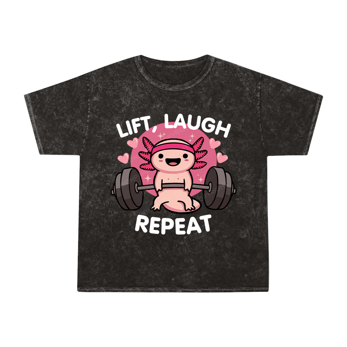 LIFT, LAUGH REPEAT Kids Washed T-Shirt