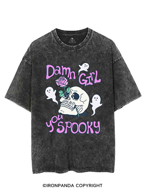 DAMN GIRL YOU SPOOKY VINTAGE GYM SHIRT