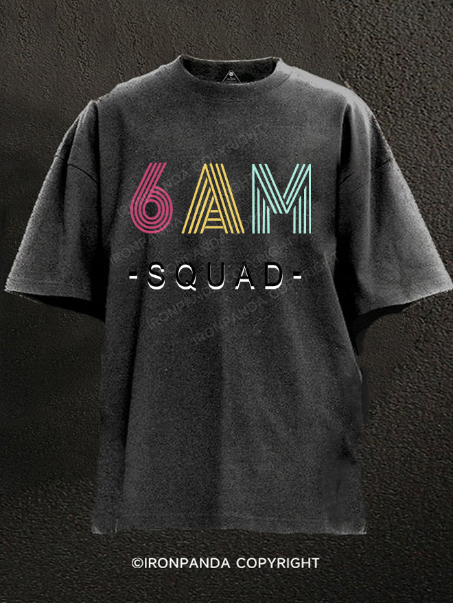 6 AM Squad Washed Gym Shirt