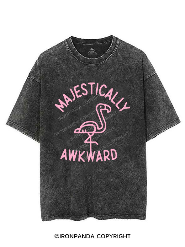 MAJESTICALLY AWKWARD Vintage Gym Shirt