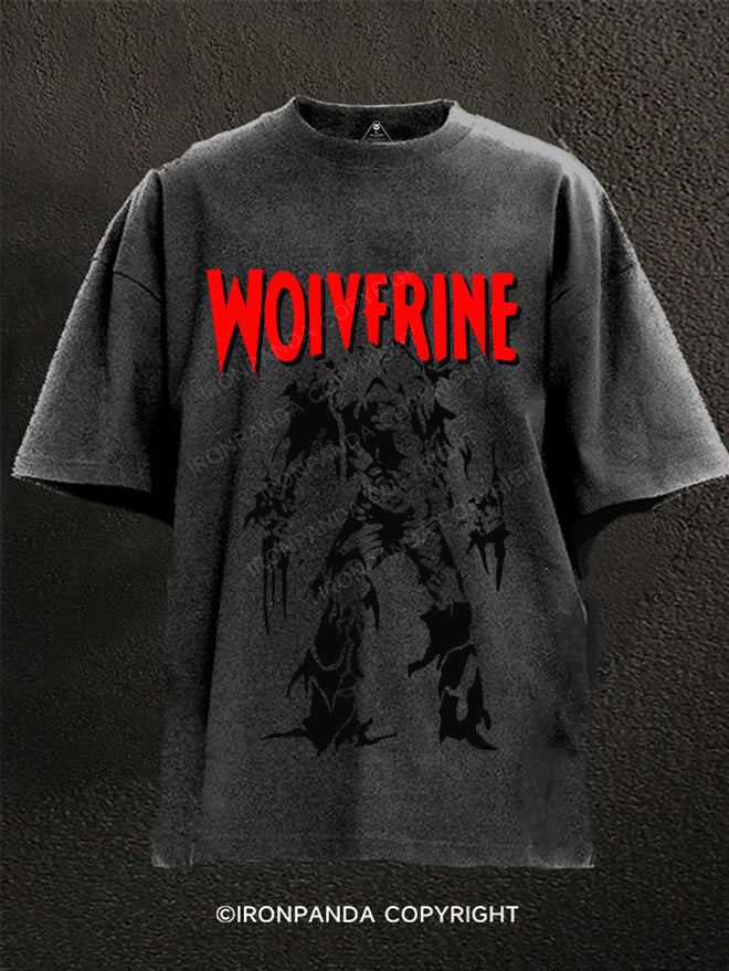 Wolf Washed Gym Shirt