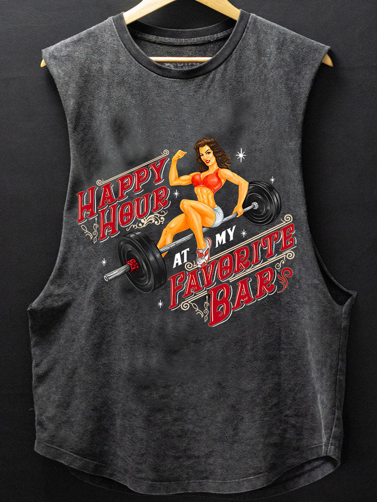 Happy Hour Favorite Bars Scoop Bottom Cotton Tank