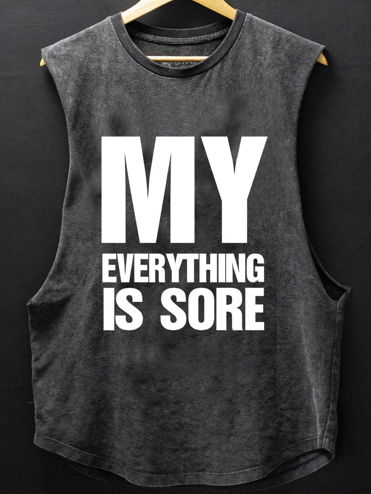 My everything is sore SCOOP BOTTOM COTTON TANK