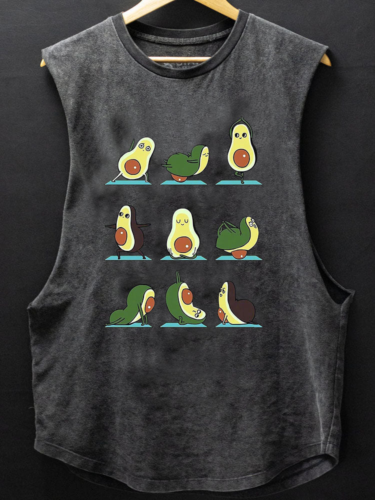 Avocado Gymnastics Scoop Bottom Cotton Tank