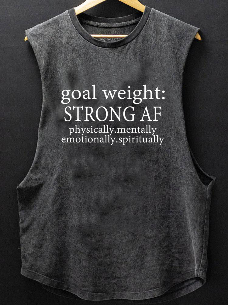 Goal Weight SCOOP BOTTOM COTTON TANK