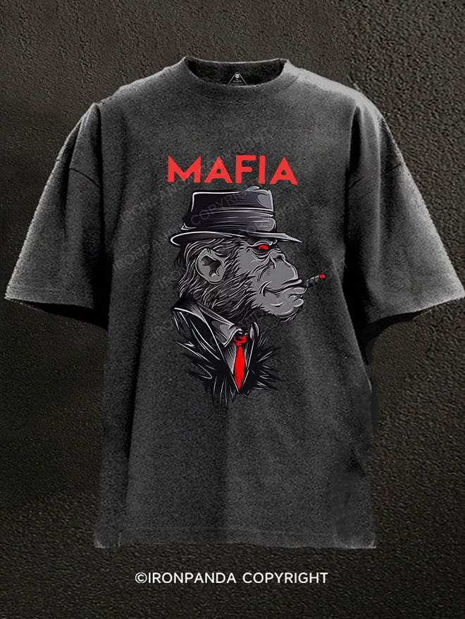 Mafia Washed Gym Shirt