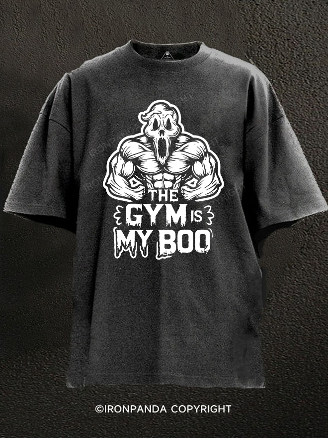 Boo at the Gym Washed Gym Shirt