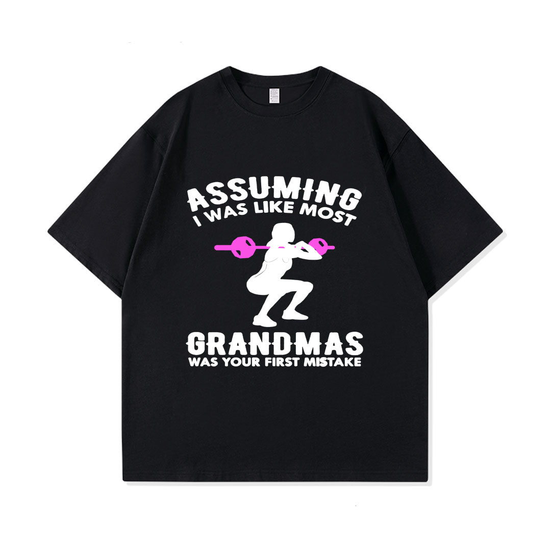 I Just Like A Grandma Traning Oversized T-shirt