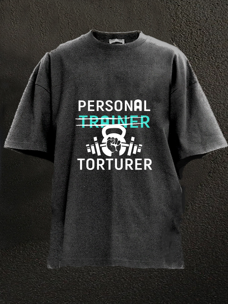 Personal TORTURER WASHED GYM SHIRT