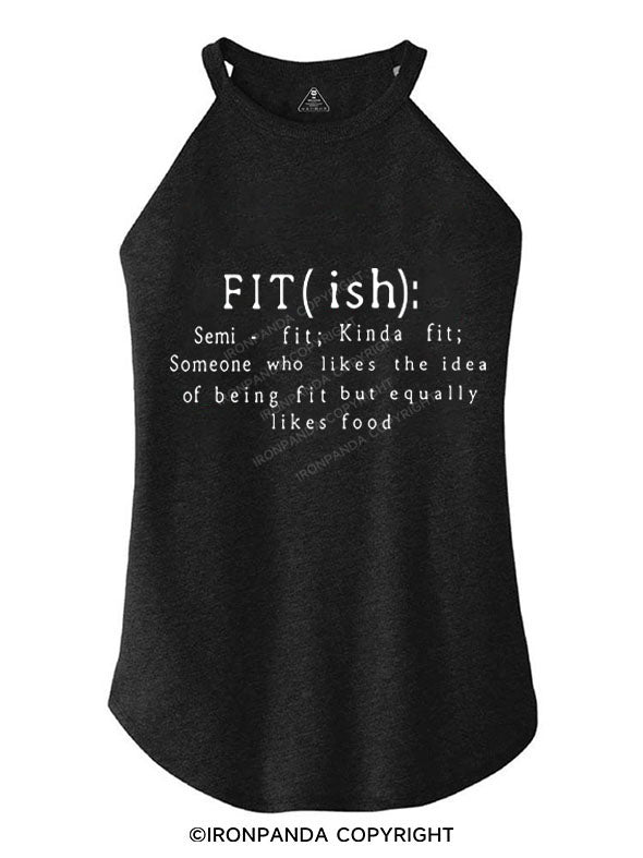 FIT-ISH TRI ROCKER COTTON TANK