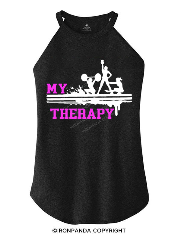 MY THERAPY Tri Rocker Cotton Tank