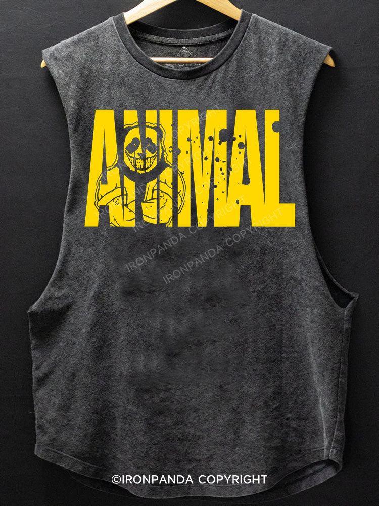 Animal Scoop Bottom Cotton Tank