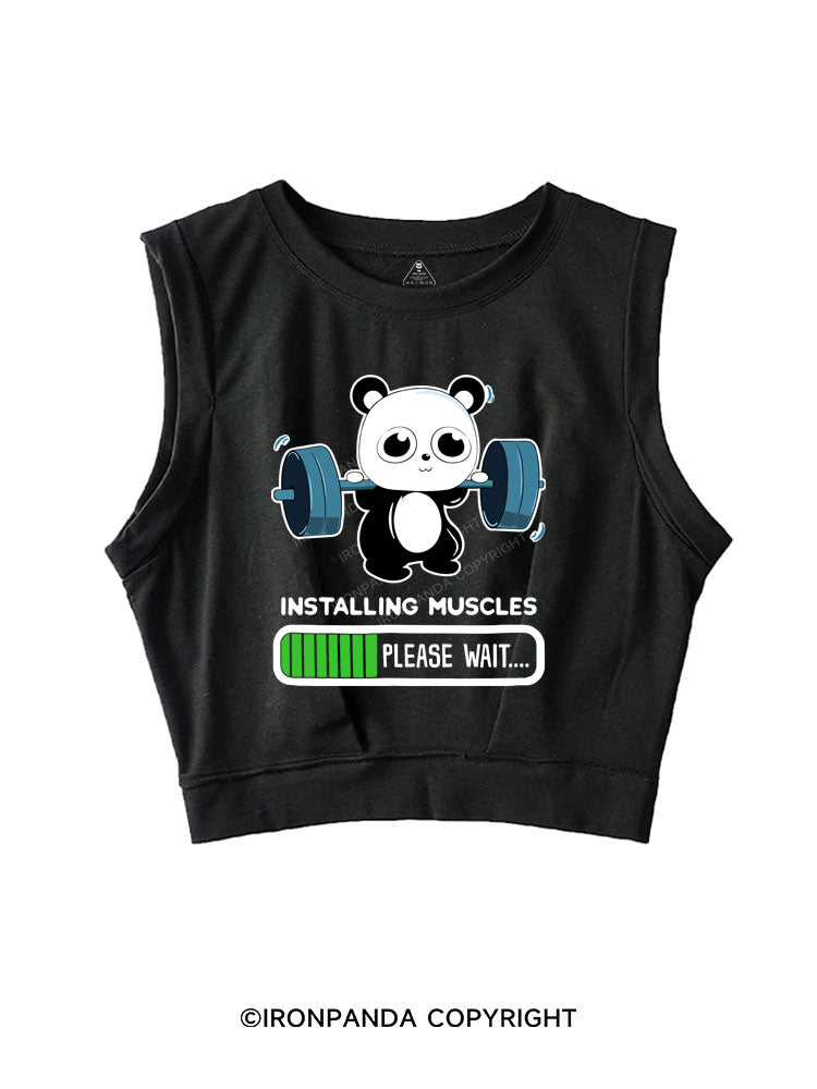 BENCH PANDA Sleeveless Crop Tops