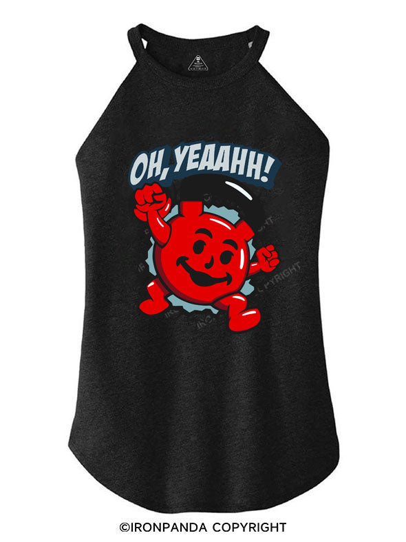 KETTLEBELL MAN Tri Rocker Cotton Tank