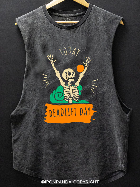 Deadlift Day Scoop Bottom Cotton Tank