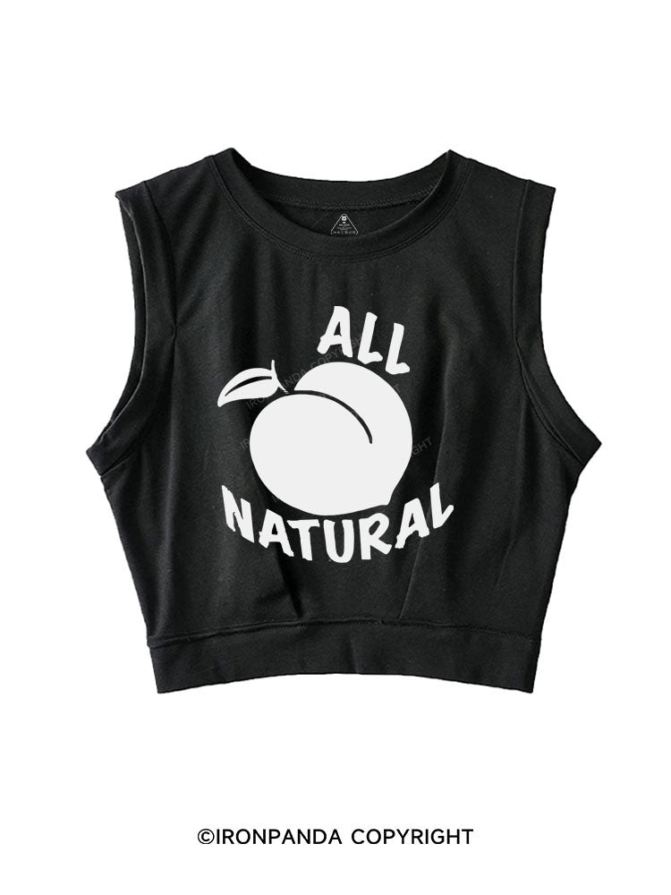 ALL NATURE Sleeveless Crop Tops