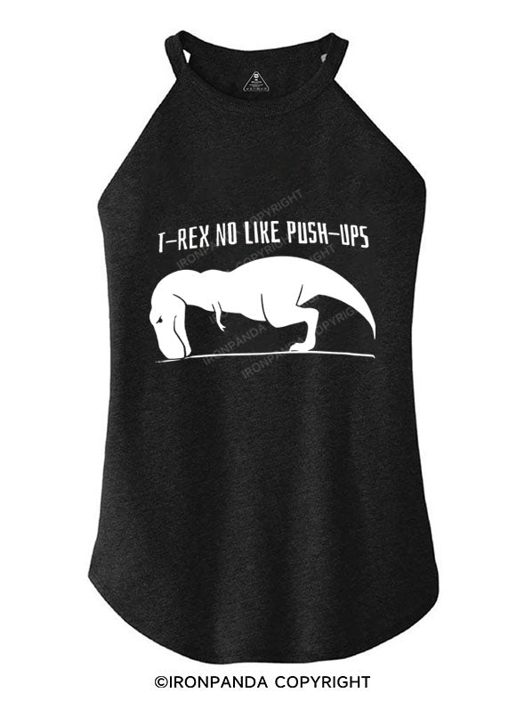 T-REX NO LIKE PUSH-UPS TRI ROCKER COTTON TANK