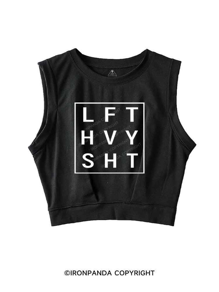 LFT HVY SHT Sleeveless Crop Tops