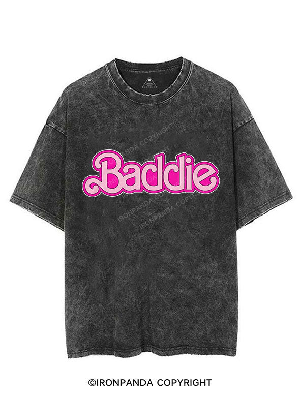 Baddie Vintage Gym Shirt