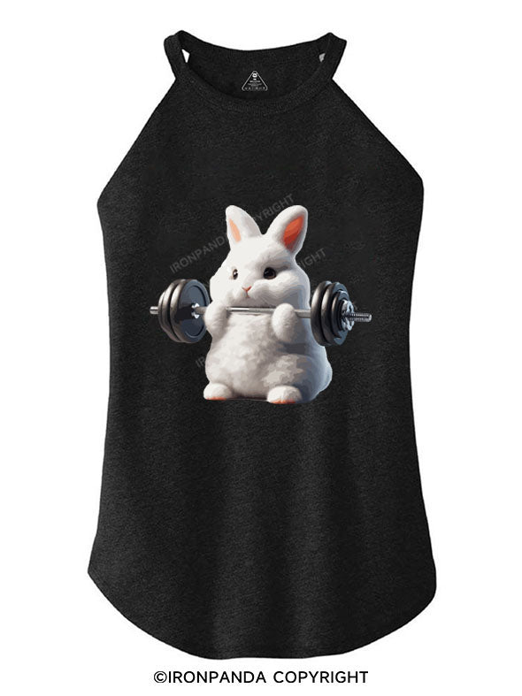 Rabbit weightlifting TRI ROCKER COTTON TANK