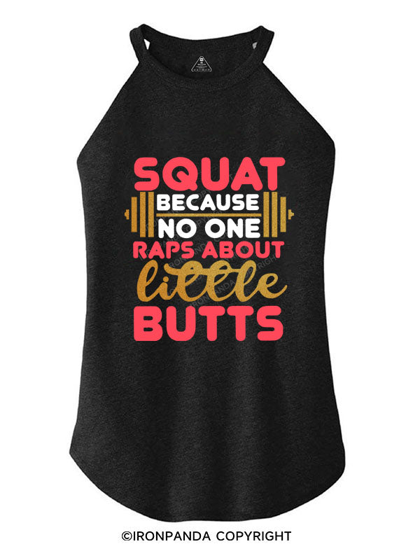 NO ONE RAPS LITTLE BUTTS TRI ROCKER COTTON TANK