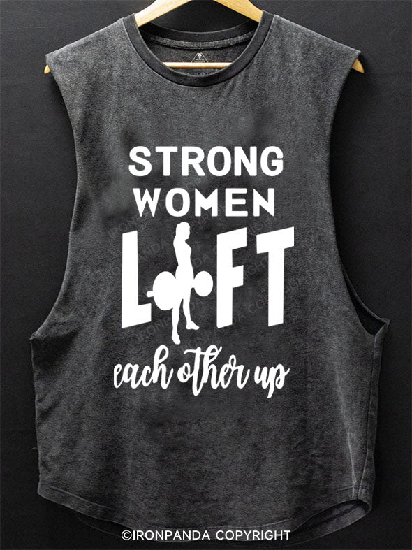 Strong Women Lift Scoop Bottom Cotton Tank