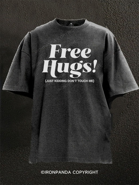 Free Hugs! Washed Gym Shirt