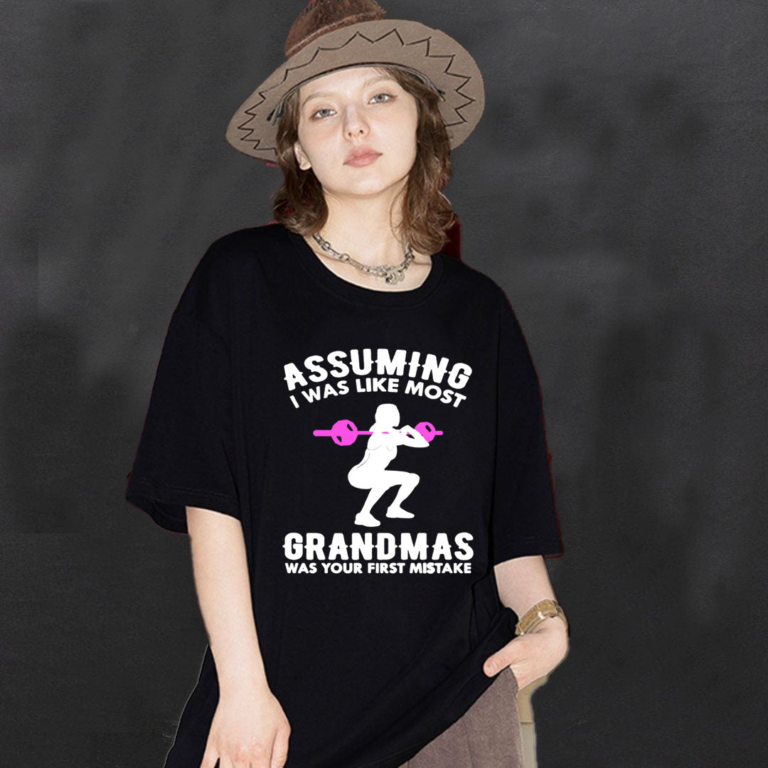 I Just Like A Grandma Traning Oversized T-shirt