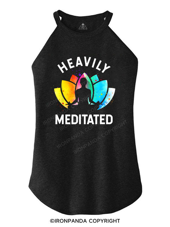 Heavily Meditated TRI ROCKER COTTON TANK