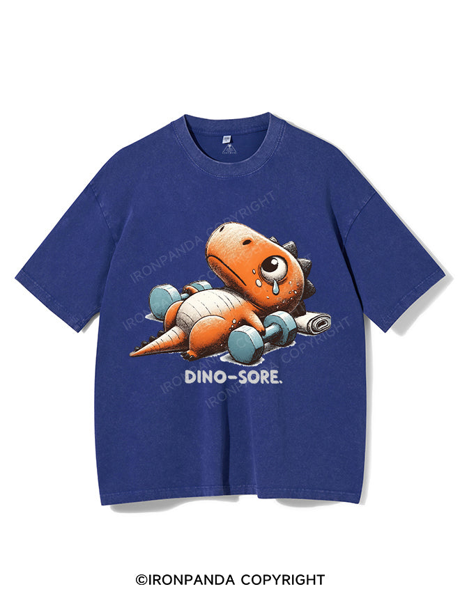 Dino-Sore After Workout Washed Gym Shirt