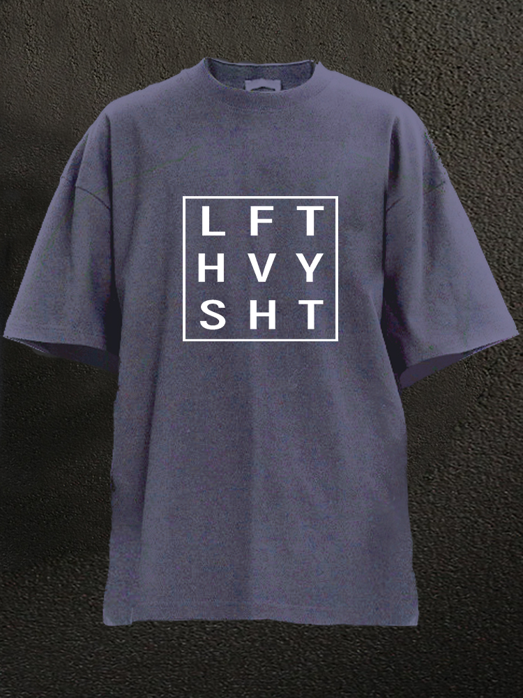 LFT HVY WASHED GYM SHIRT