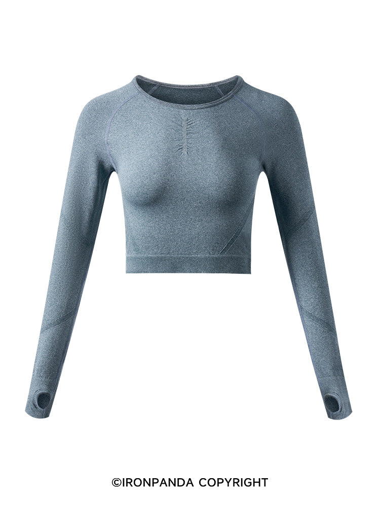 Ironpanda  Long Sleeve Yoga Top