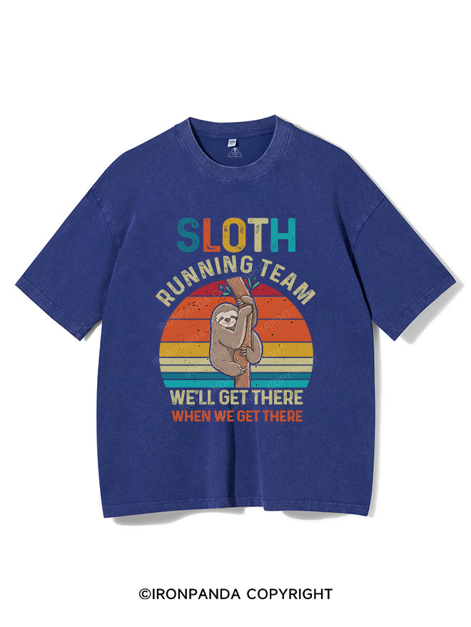 SLOTH RUNNING TEAM Vintage Gym Shirt