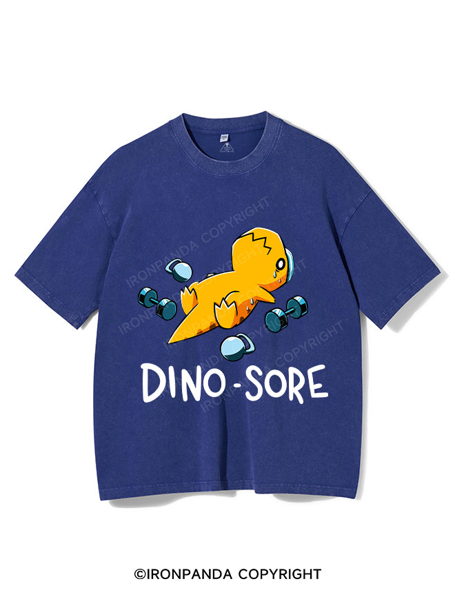 DINO SORE Washed Gym Shirt