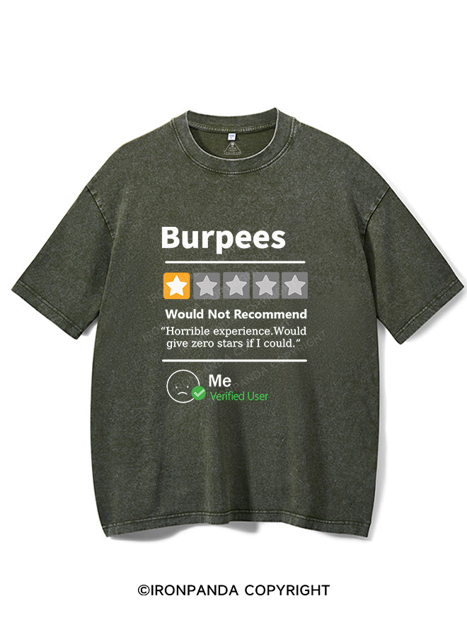 BURPEES REVIEWED Vintage Gym Shirt