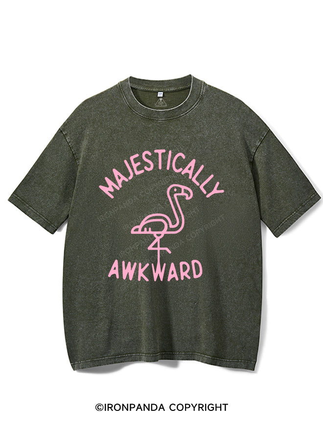 MAJESTICALLY AWKWARD Vintage Gym Shirt