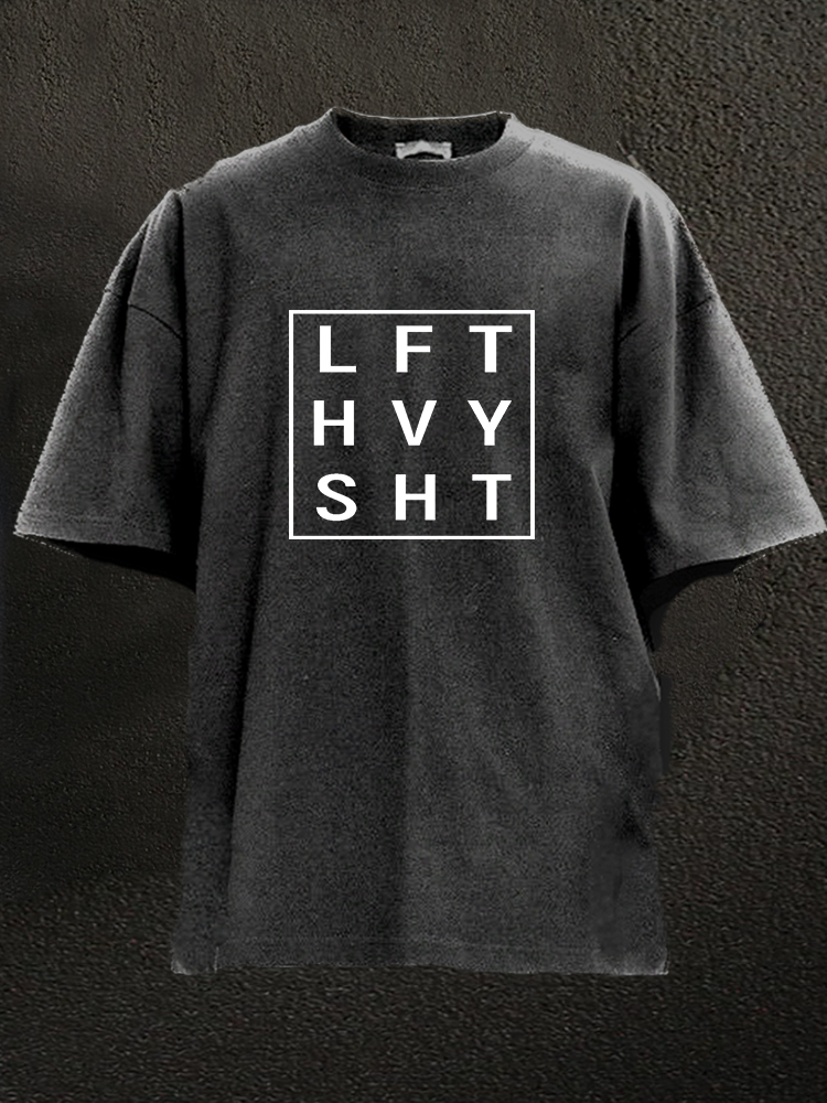 LFT HVY WASHED GYM SHIRT