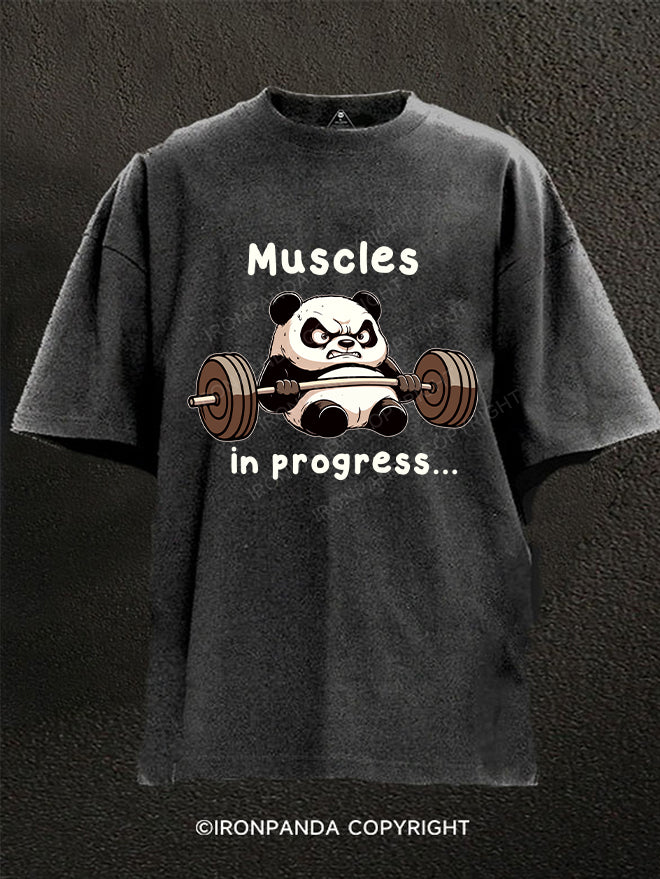 muscles in progress Washed Gym Shirt