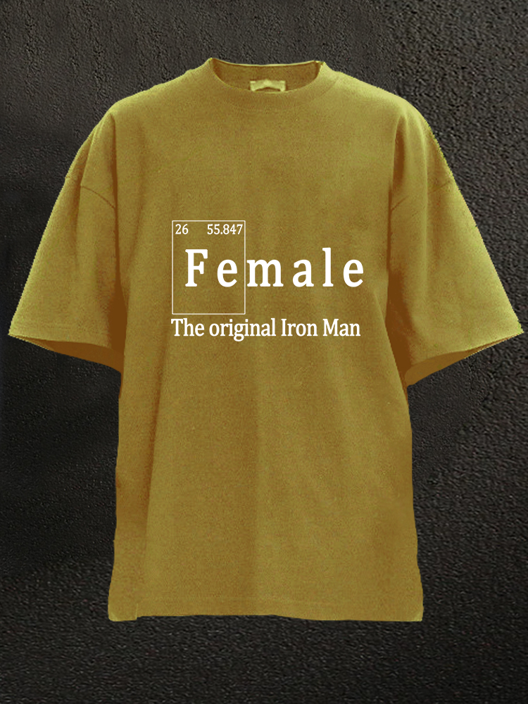 The Original Iron Man WASHED GYM SHIRT