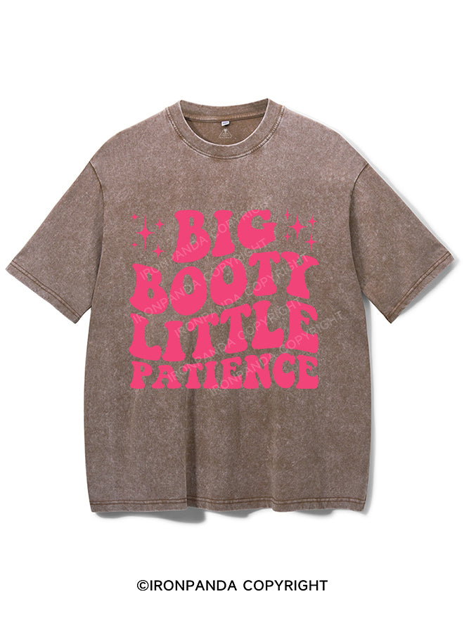 BIG BOOTY LITTLE PATIENCE  VINTAGE GYM SHIRT